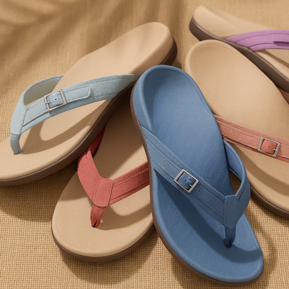 Zafalia™ Élan — Minimalist Orthopedic Flip Flops