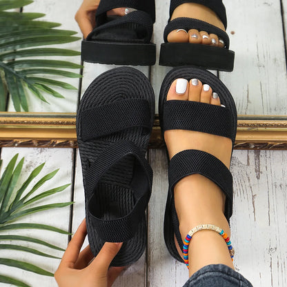 Zafalia™ SkyLift | Lightweight Wedge Open-Toe Slingback Sandals
