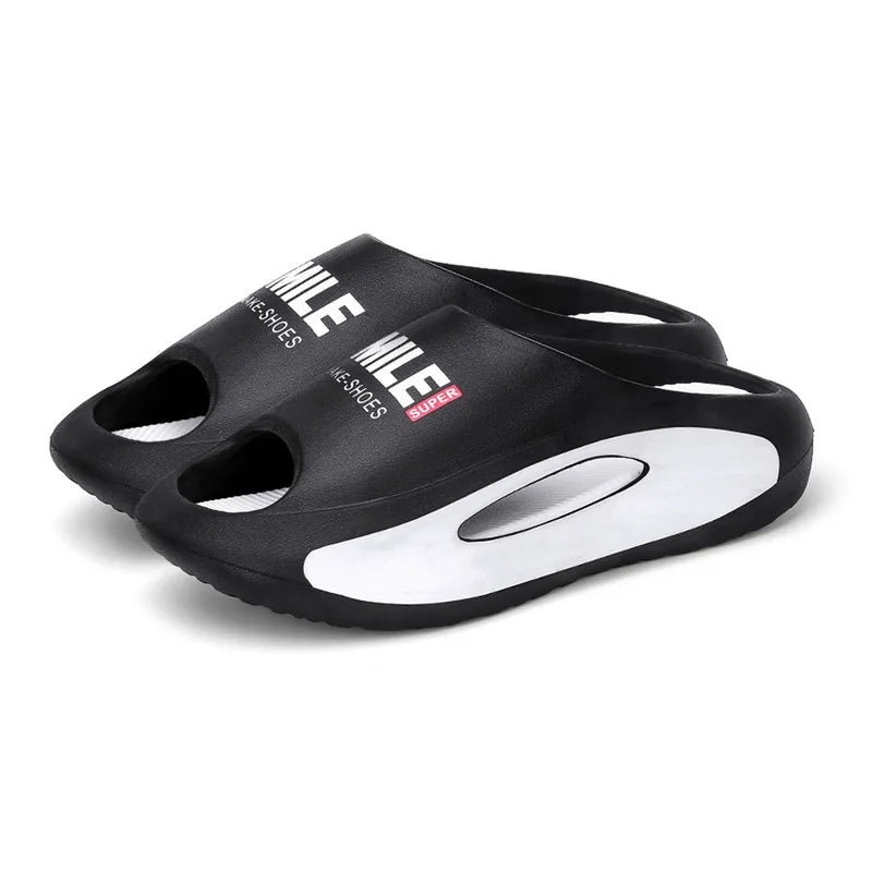 Zafalia™ FlexForm – Unisex EVA Thick Sole Non-Slip Summer Slides