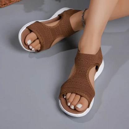 Zafalia™ RomaKnit Summer Wedge Knit Sport Sandals