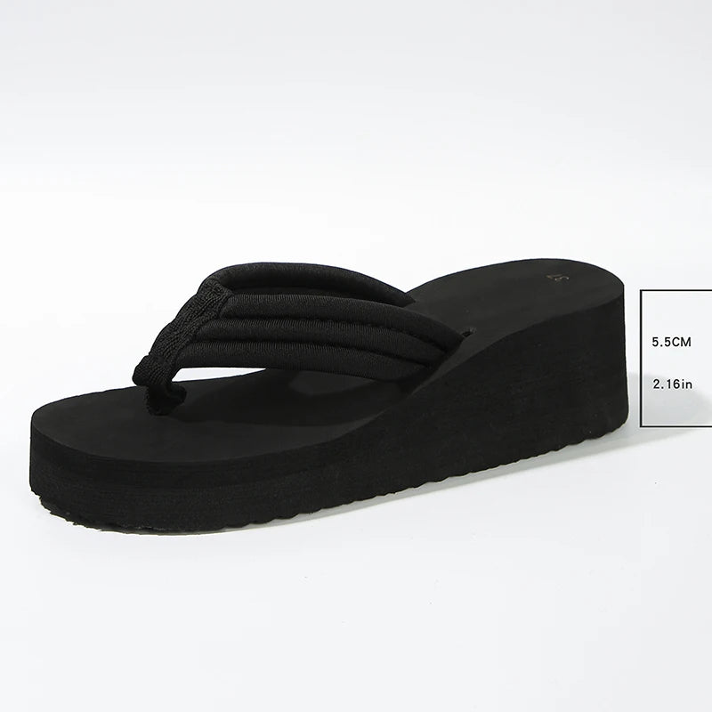 Zafalia™ WaveLift  | Lightweight Wedge Flip-Flops for Women