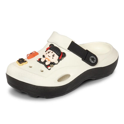 Zafalia™ NezhaPop | Nezha Cartoon Double-Color Women's Clogs