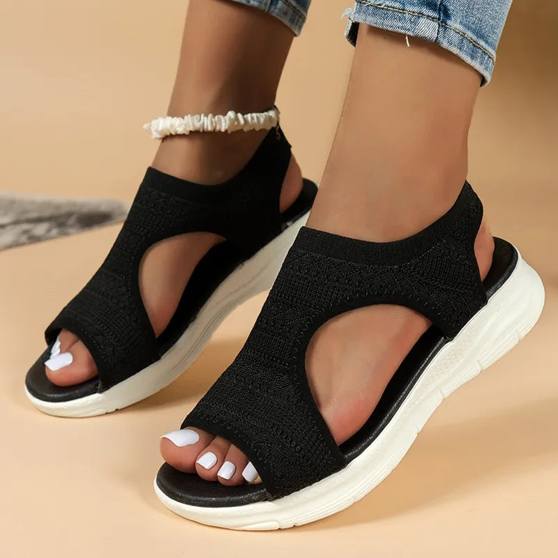 Zafalia™ RomaKnit Summer Wedge Knit Sport Sandals
