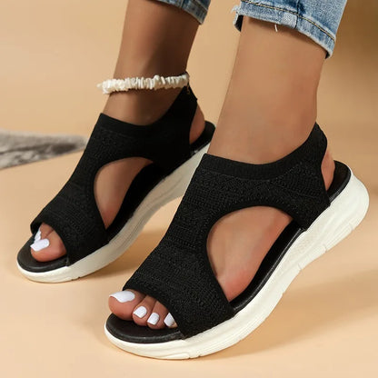Zafalia™ RomaKnit Summer Wedge Knit Sport Sandals