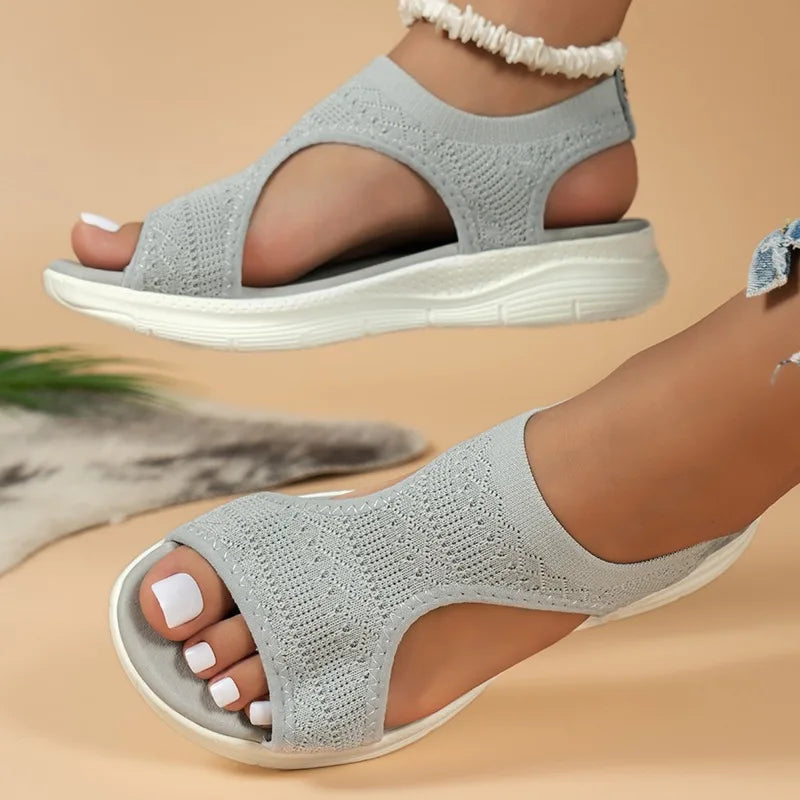 Zafalia™ RomaKnit Summer Wedge Knit Sport Sandals