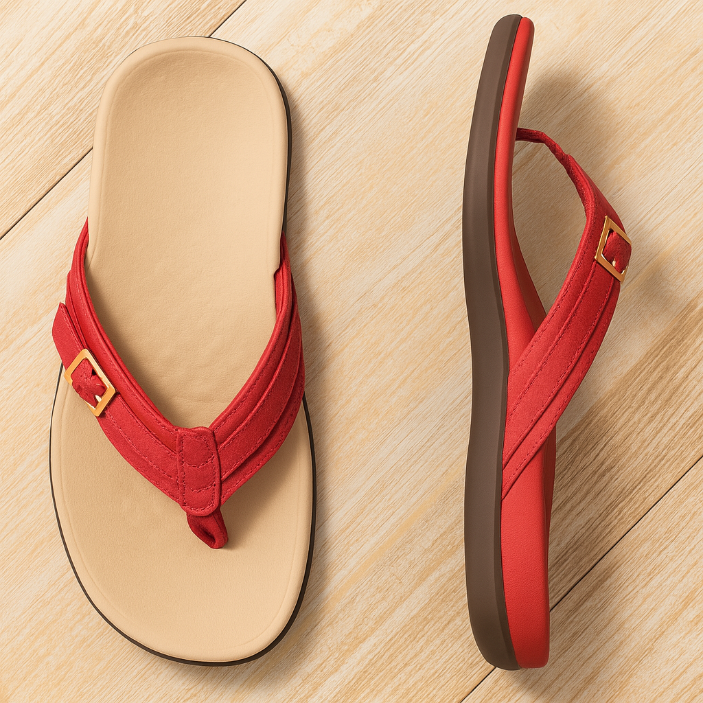 Zafalia™ Élan — Minimalist Orthopedic Flip Flops